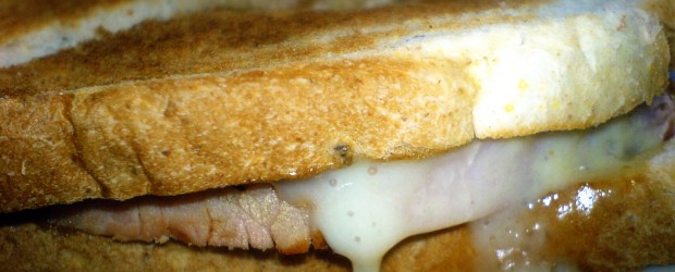 très facile à réaliser et tellement bon à manger. fromage, roti de porc , pain de mie et c'est tout con mais c'est bon ^^