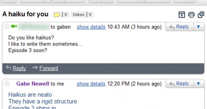 Les fans ne parlent que de ça : un email de Gabe Newell relance l'espoir de voir un Half Life 3 ou ep3 bientôt