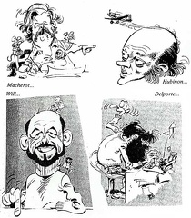 caricatures Hubinon Delporte Macherot Will