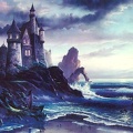 Castle by the Sea Wallpaper