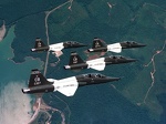 JLMUSAFtrainers T38 Talons in Fourship Formation