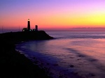 790008  Lighthouse at sunset