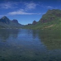 Paysage   Tahiti et le voilier Club Med