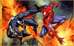 Spiderman vs Venom  Julie Bell