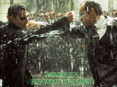 matrix Neo and smith punching each other 1024