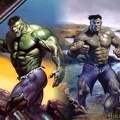 Hulk and grey hulk